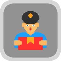 Delivery Man Vector Icon Design