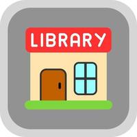 diseño de icono de vector de biblioteca