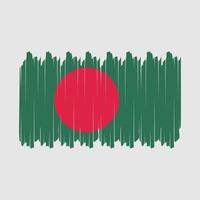 Bangladesh Flag Brush Vector