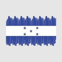 vector de pincel de bandera de honduras