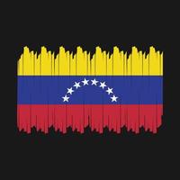 vector de pincel de bandera de venezuela