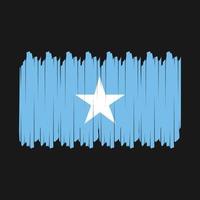 Somalia Flag Brush Vector