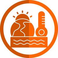 Global Warming Vector Icon Design