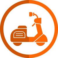 diseño de icono de vector de scooter