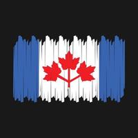 Canada Flag Brush Vector