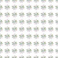 Seamless pattern with decorative flowers. Floral vector background.