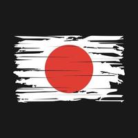 Japan Flag Brush Vector