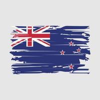 New Zealand Flag Brush Vector