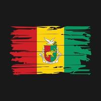 Guinea Flag Brush Vector
