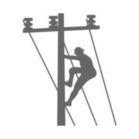 Electric pole icon design vector