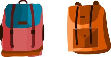 backpack. backpack icon. backpack illustration. flat backpack design vector