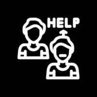 Ask For Help Vector Icon Design