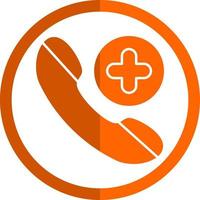Emergency Cal Vector Icon Design