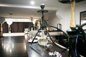 Hookah on the bar counter photo