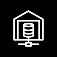 Data Warehouse Vector Icon Design