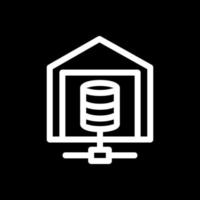 Data Warehouse Vector Icon Design