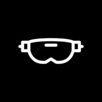 diseño de icono de vector de gafas vr