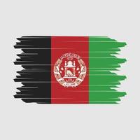 Afghanistan Flag Brush Vector