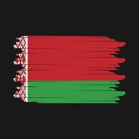 Belarus Flag Brush Vector