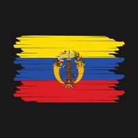 vector de pincel de bandera de colombia