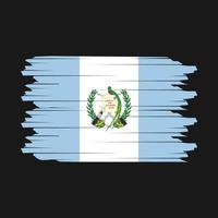 Guatemala Flag Brush Vector