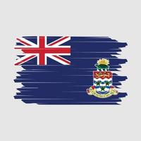 Cayman Flag Brush Vector