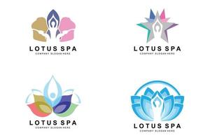 Yoga Logo Design, Sports Icon Illustration Fitness And Mind And Body Concentration vector