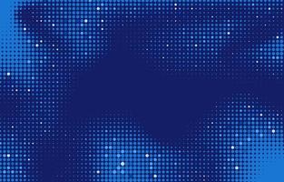 Abstract Halftone Blue Background vector