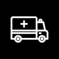 Ambulance Vector Icon Design