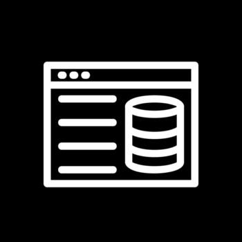 diseño de icono de vector de interpretación de datos