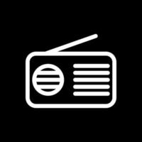 diseño de icono de vector de radio