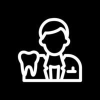 Male Dentist Vector Icon Design