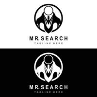 Search Logo Design, Detective Illustration, Home search, Glass Lens, Company Brand Vector