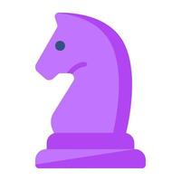 A perfect design icon of chess knight vector