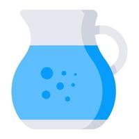 Modern design icon of juice jug vector