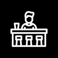 Bar Counter Vector Icon Design