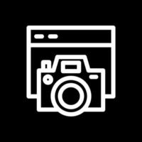 Camera Website Vector Icon Design