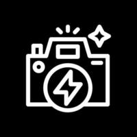 Flash Camera Vector Icon Design