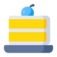 A perfect design icon of cake vector