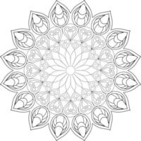 Mandala coloring pages vector