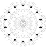 Mandala coloring pages vector