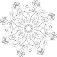 Mandala coloring pages vector