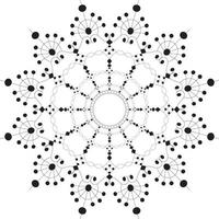 Mandala coloring pages vector