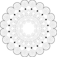 Mandala coloring pages vector