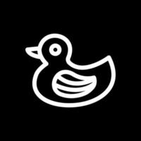diseño de icono de vector de pato de goma