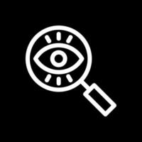 diseño de icono de vector de observación