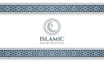 Islamic background for Ramadan. luxury golden abstract white background. Template for banner, greeting card, poster, advertising vector