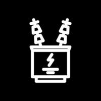 Power Transformer Vector Icon Design