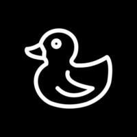 diseño de icono de vector de pato de goma