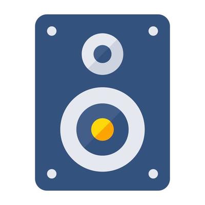 Modern design icon of sound speaker